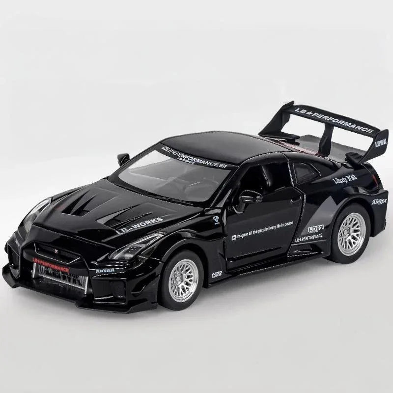 Diecast 1 To 32 Nissan Skyline GTR Sound And Light Model For Collectors - ToylandEU