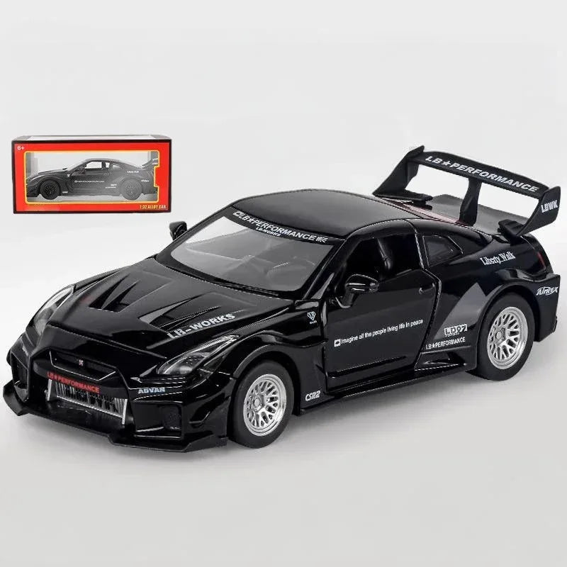 Diecast 1 To 32 Nissan Skyline GTR Sound And Light Model For Collectors - ToylandEU