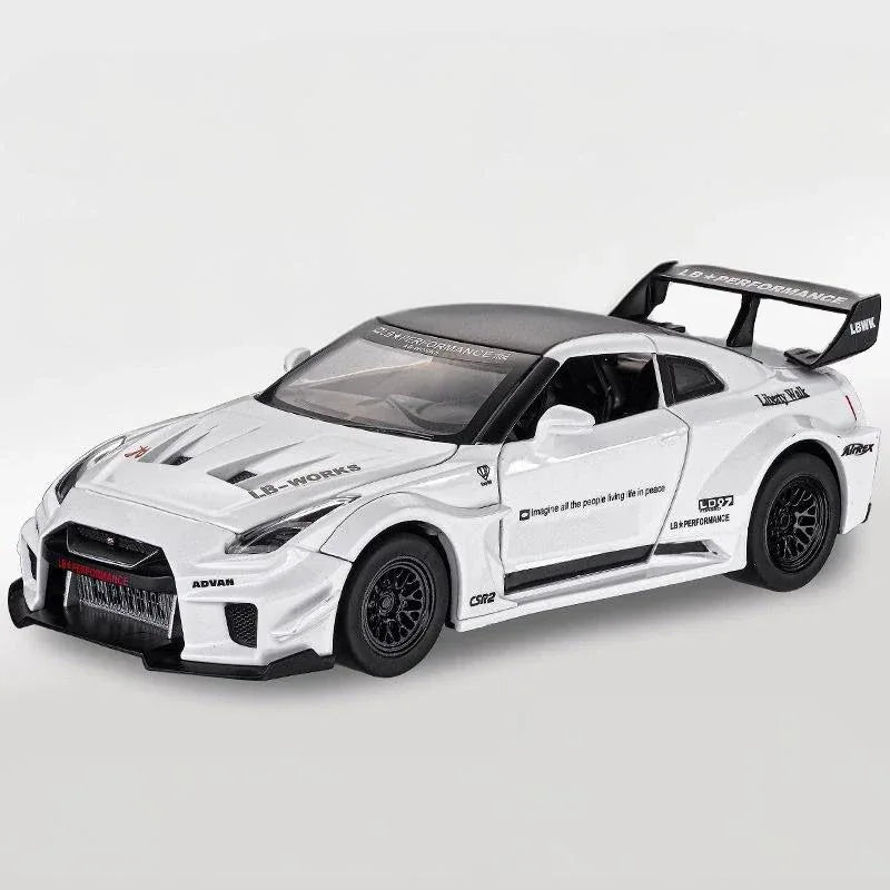Diecast 1 To 32 Nissan Skyline GTR Sound And Light Model For Collectors - ToylandEU