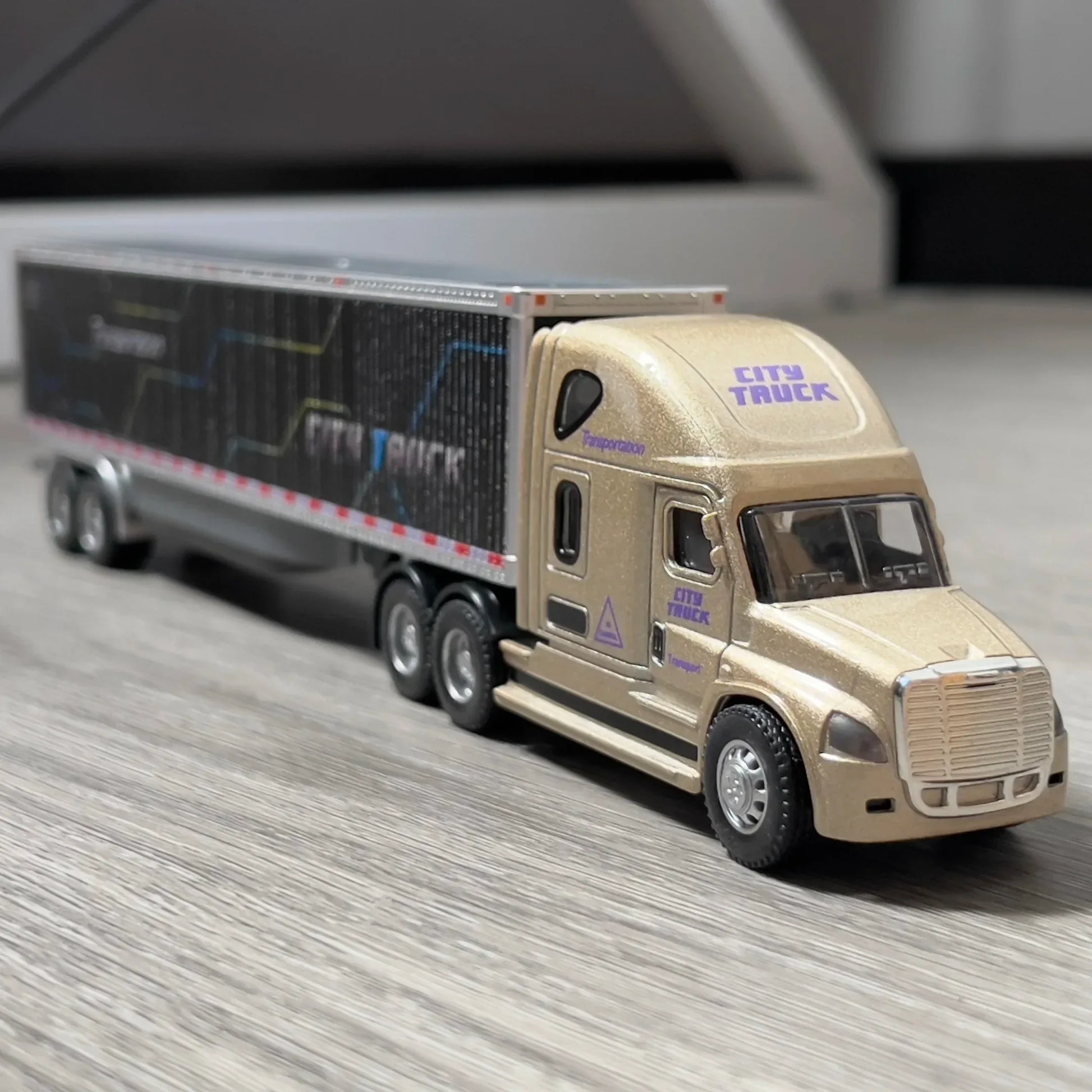 Diecast 1 To 64 Scania Container Truck Movable Joint For Collectors - ToylandEU