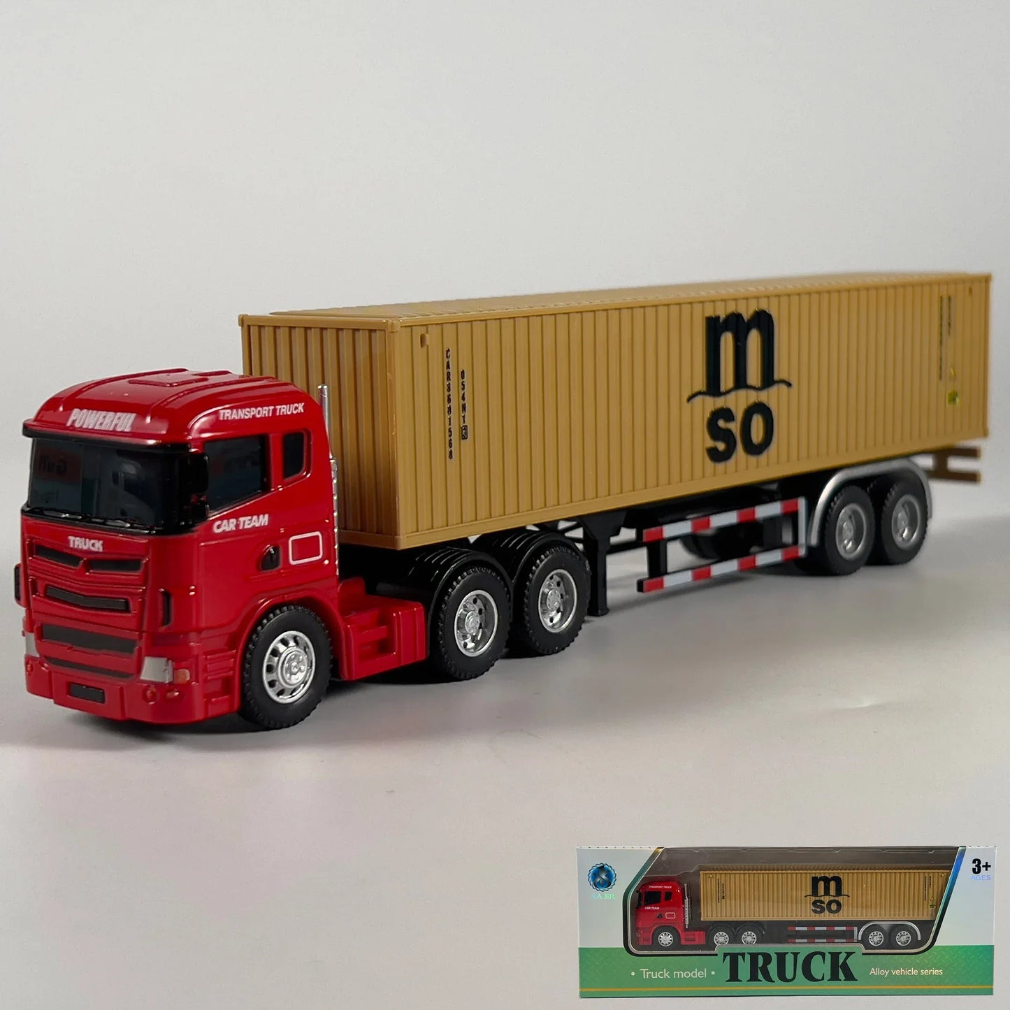 Diecast 1 To 64 Scania Container Truck Movable Joint For Collectors - ToylandEU