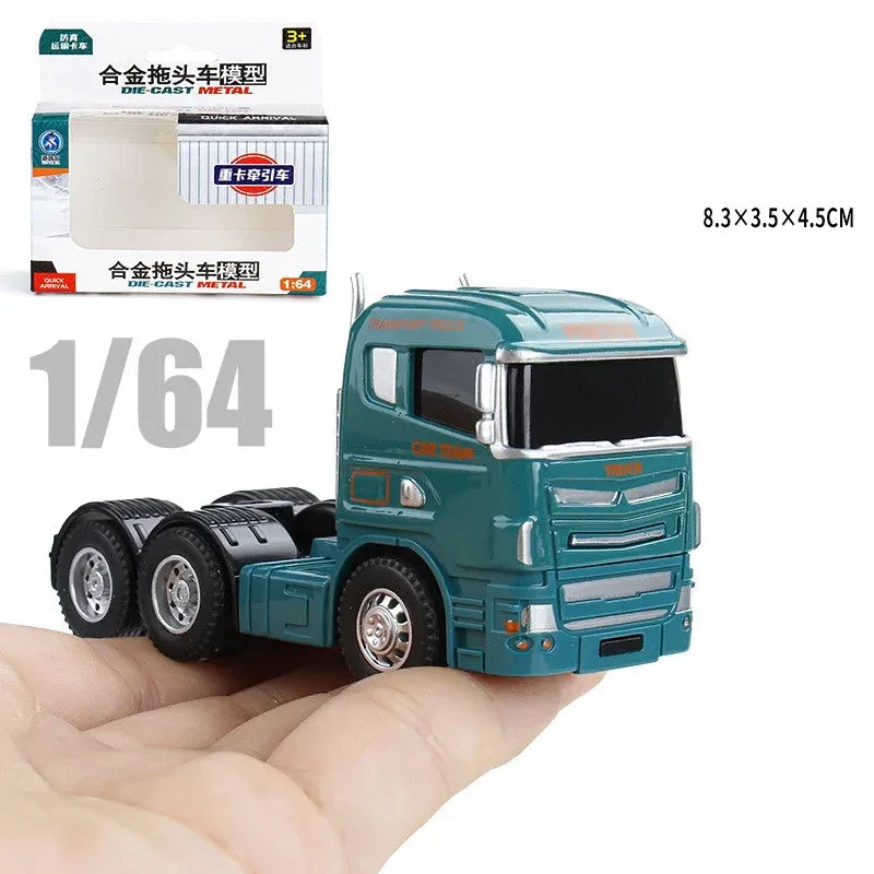 Diecast 1 To 64 Scania Container Truck Movable Joint For Collectors - ToylandEU