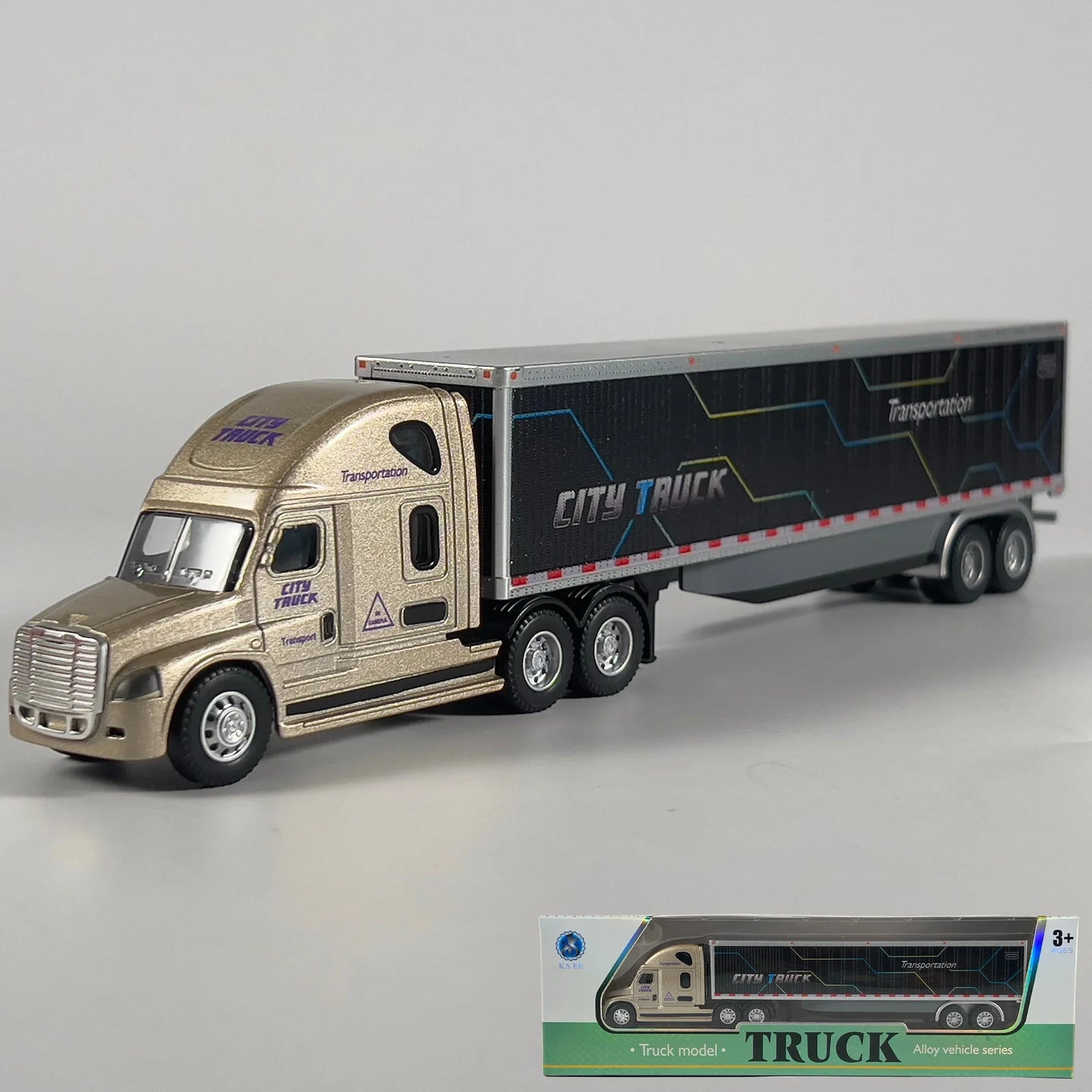 Diecast 1 To 64 Scania Container Truck Movable Joint For Collectors - ToylandEU