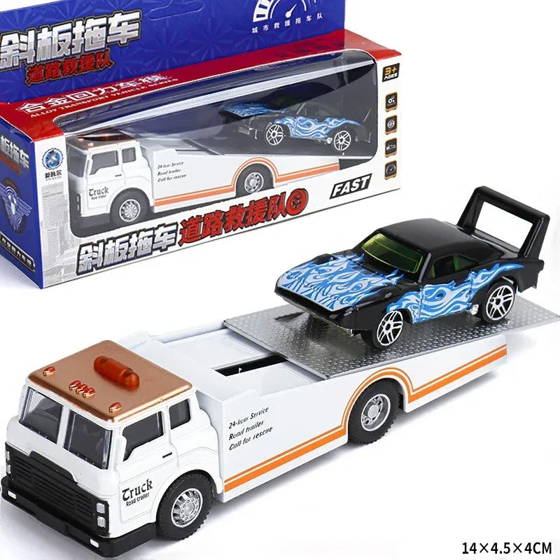 Diecast 1 To 64 Scania Container Truck Movable Joint For Collectors - ToylandEU