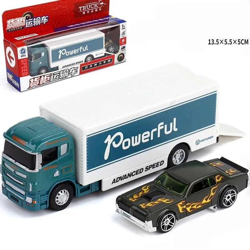 Diecast 1 To 64 Scania Container Truck Movable Joint For Collectors - ToylandEU