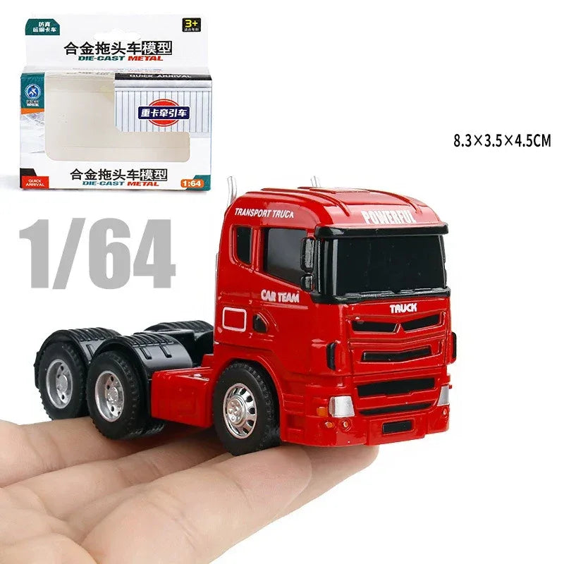 Diecast 1 To 64 Scania Container Truck Movable Joint For Collectors - ToylandEU