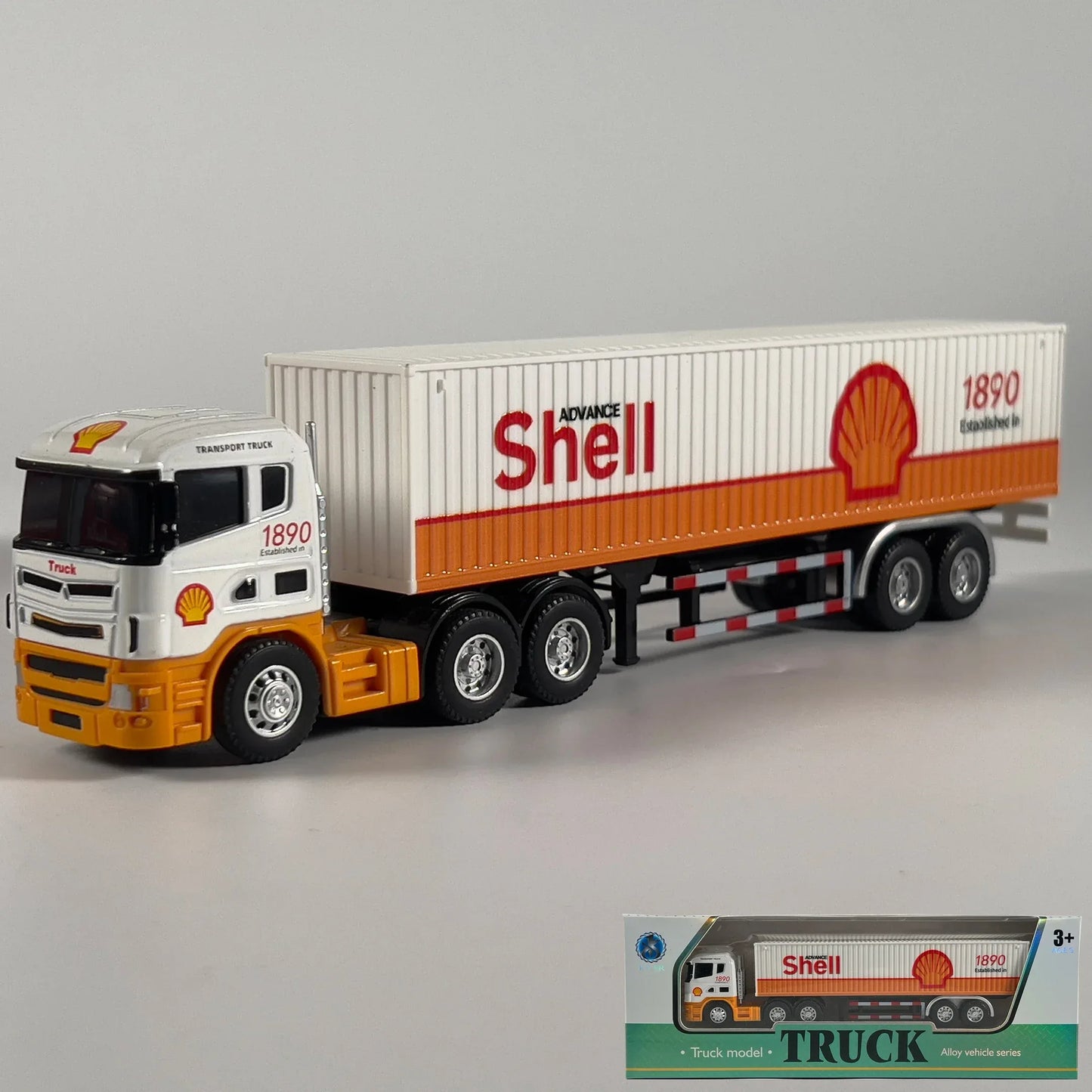 Diecast 1 To 64 Scania Container Truck Movable Joint For Collectors - ToylandEU