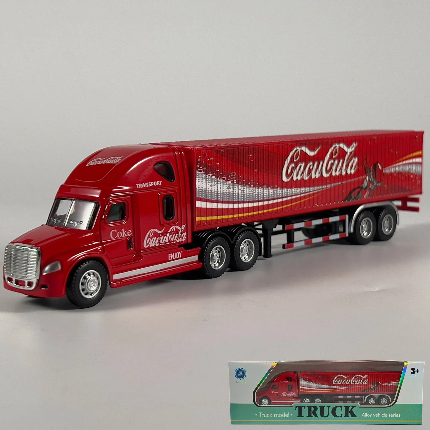 Diecast 1 To 64 Scania Container Truck Movable Joint For Collectors - ToylandEU