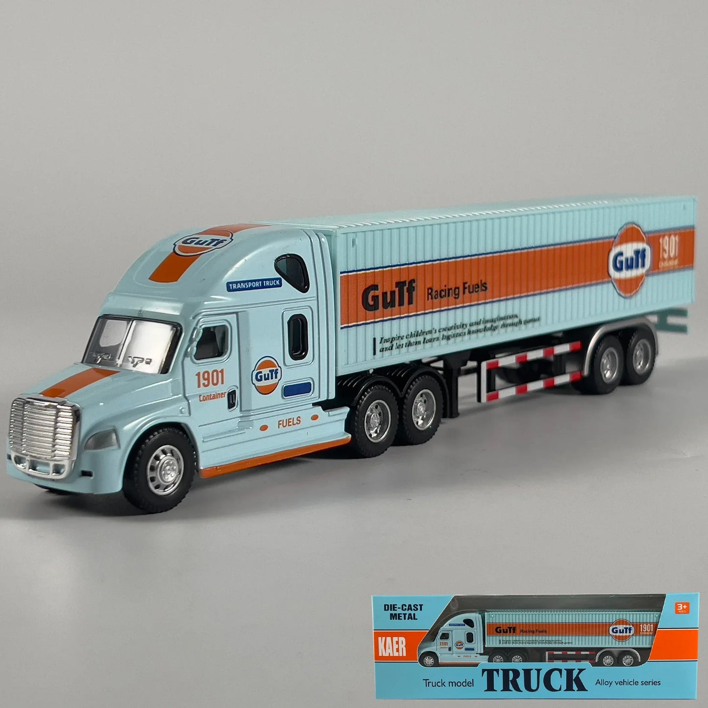 Diecast 1 To 64 Scania Container Truck Movable Joint For Collectors - ToylandEU