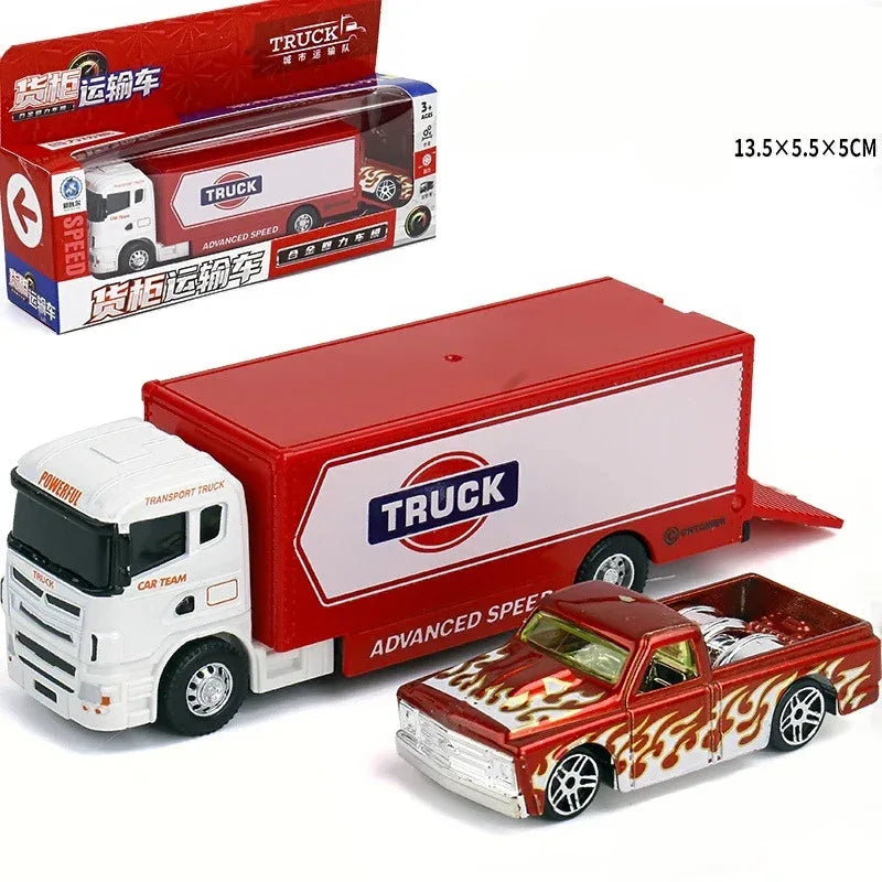 Diecast 1 To 64 Scania Container Truck Movable Joint For Collectors - ToylandEU