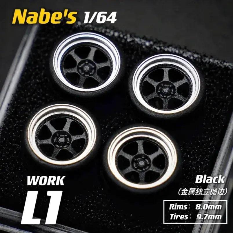  Diecast 1 To 64 Wheels Realistic Rubber Tires MiniGT -  ToylandEU™
