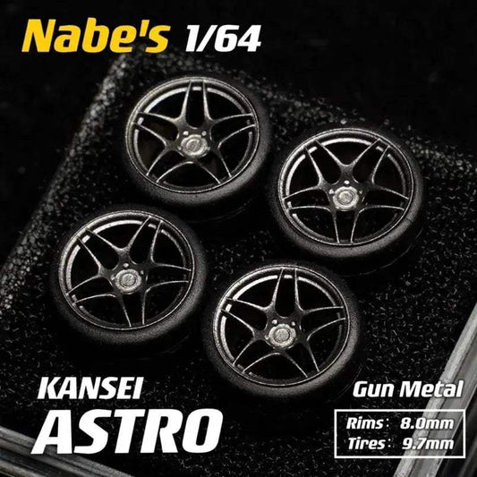  Diecast 1 To 64 Wheels Realistic Rubber Tires MiniGT -  ToylandEU™