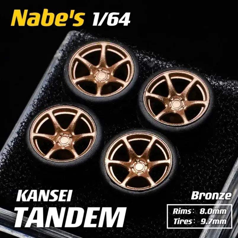 Diecast 1 To 64 Wheels With Realistic Rubber Tires MiniGT - ToylandEU