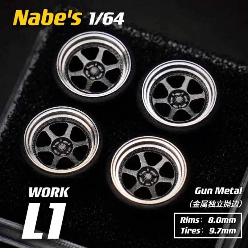 Diecast 1 To 64 Wheels With Realistic Rubber Tires MiniGT - ToylandEU