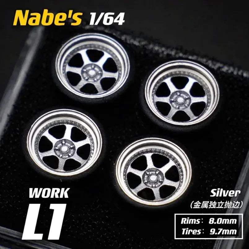 Diecast 1 To 64 Wheels With Realistic Rubber Tires MiniGT - ToylandEU