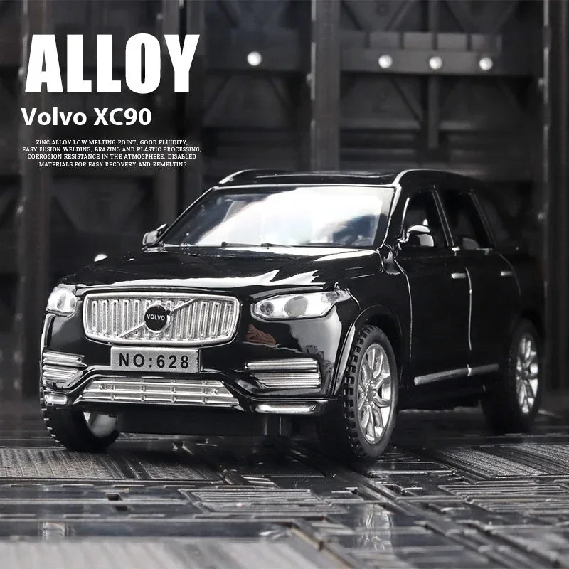 Diecast 1 to 32 Volvo XC90 SUV Model with Sound and Light for Kids - ToylandEU