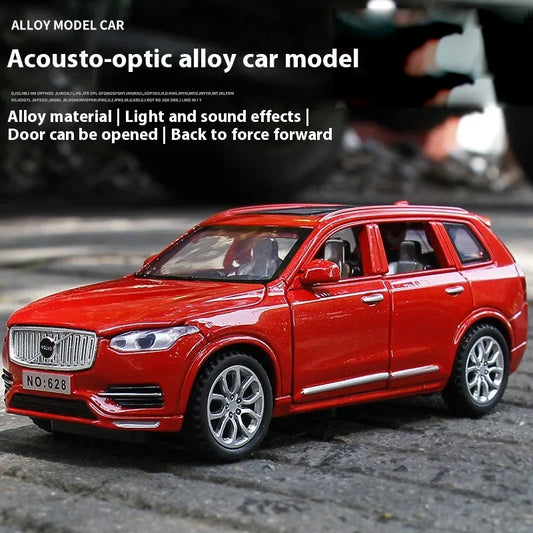 Diecast 1 to 32 Volvo XC90 SUV Model with Sound and Light for Kids - ToylandEU