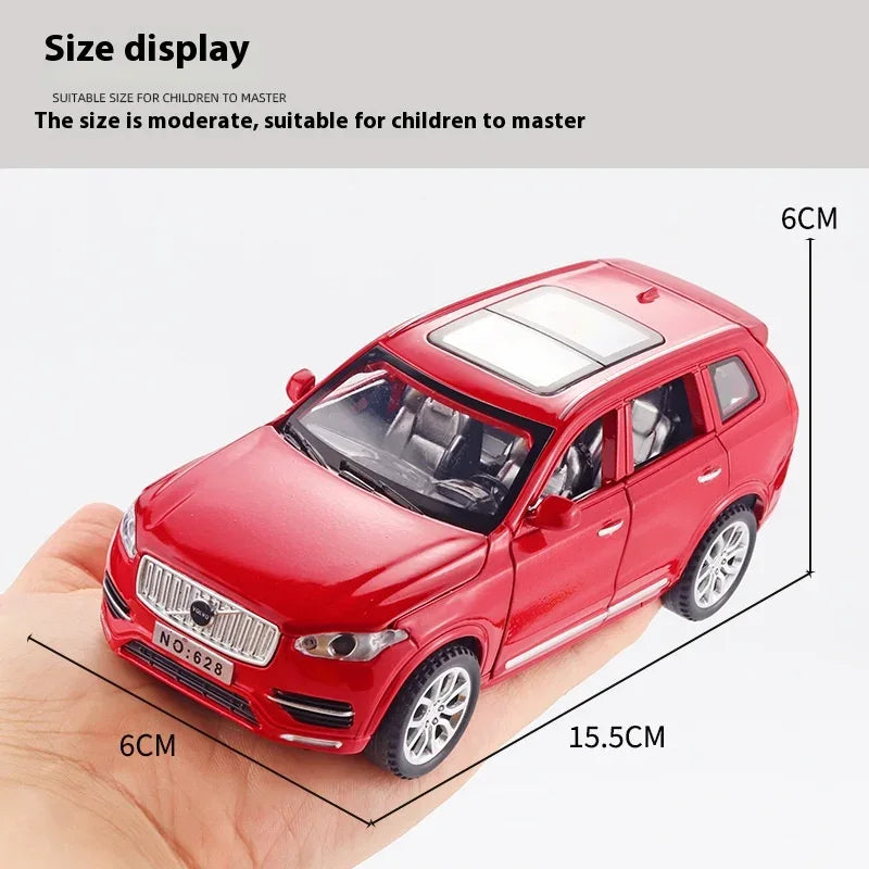 Diecast 1 to 32 Volvo XC90 SUV Model with Sound and Light for Kids - ToylandEU