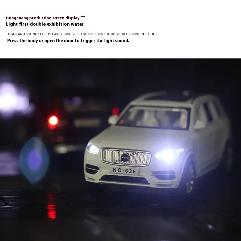 Diecast 1 to 32 Volvo XC90 SUV Model with Sound and Light for Kids - ToylandEU