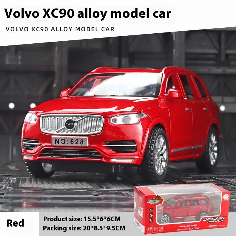 Diecast 1 to 32 Volvo XC90 SUV Model with Sound and Light for Kids - ToylandEU