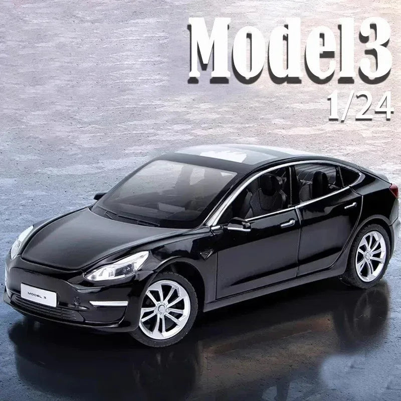 Diecast 1to24 Scale Alloy Car Model With Sound Light For Collectors - ToylandEU
