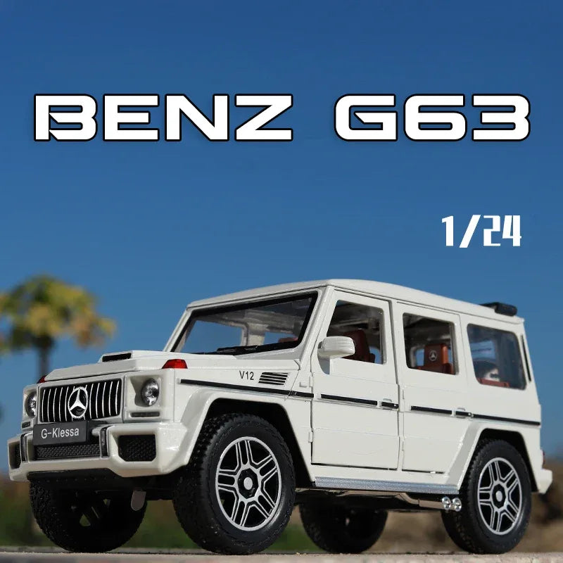 Diecast Alloy 1 To 24 Mercedes Benz G63 AMG Off Road Model For Children - ToylandEU