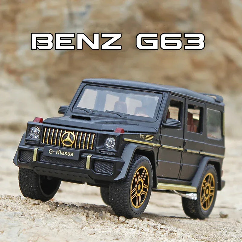 Diecast Alloy 1 To 24 Mercedes Benz G63 AMG Off Road Model For Children - ToylandEU