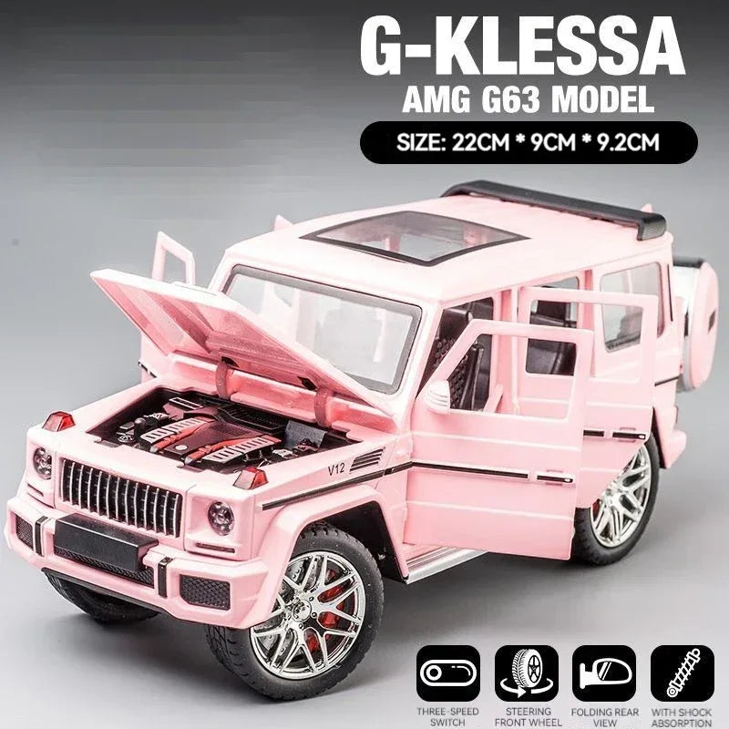 Diecast Alloy 1 To 24 Mercedes Benz G63 AMG Off Road Model For Children - ToylandEU