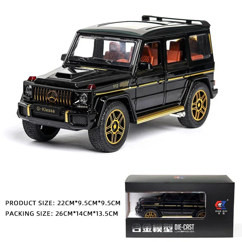 Diecast Alloy 1 To 24 Mercedes Benz G63 AMG Off Road Model For Children - ToylandEU