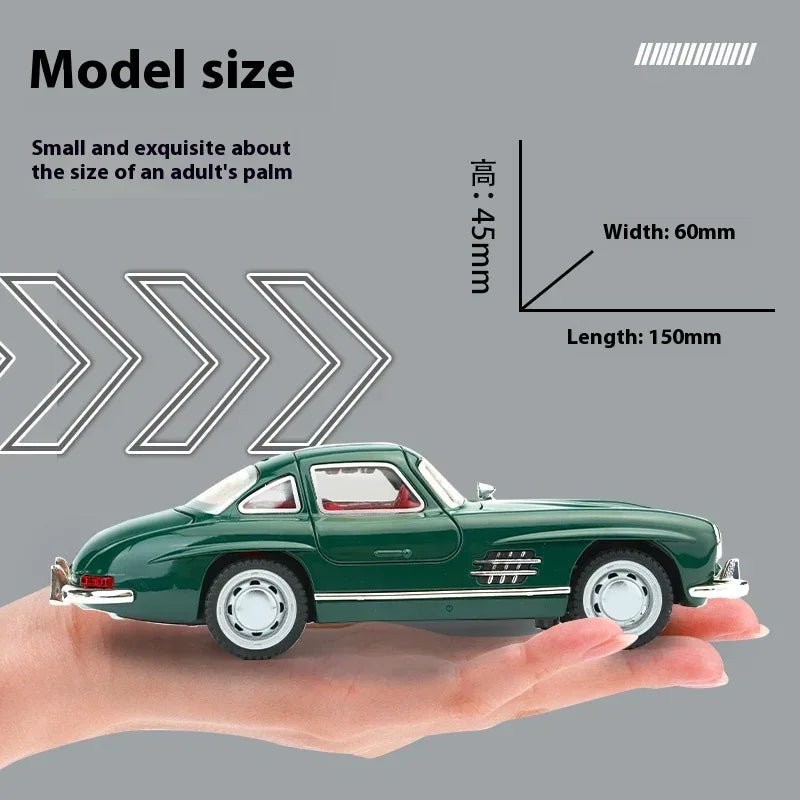Diecast Alloy Car 1:32 Scale Mercedes Benz 300SL For Boys - ToylandEU