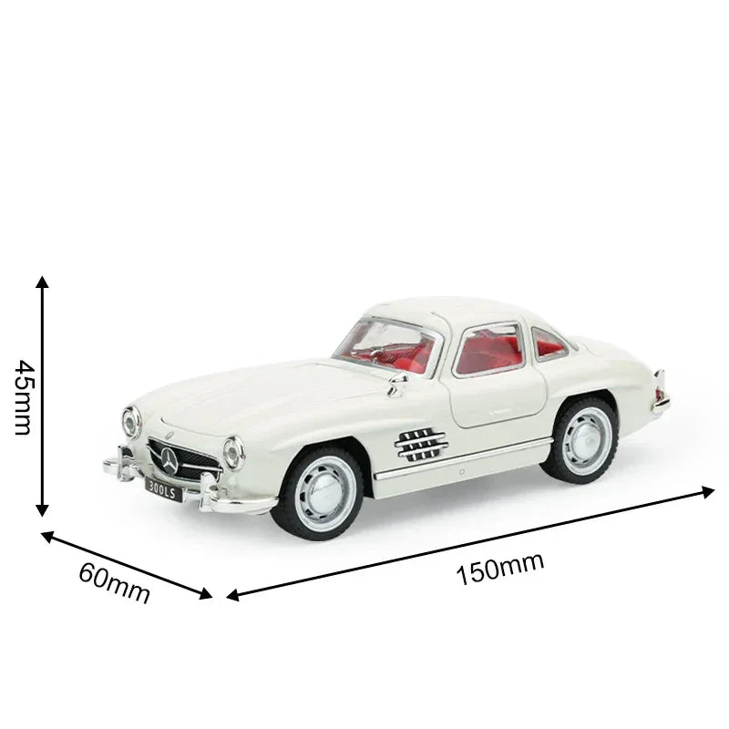 Diecast Alloy Car 1:32 Scale Mercedes Benz 300SL For Boys - ToylandEU