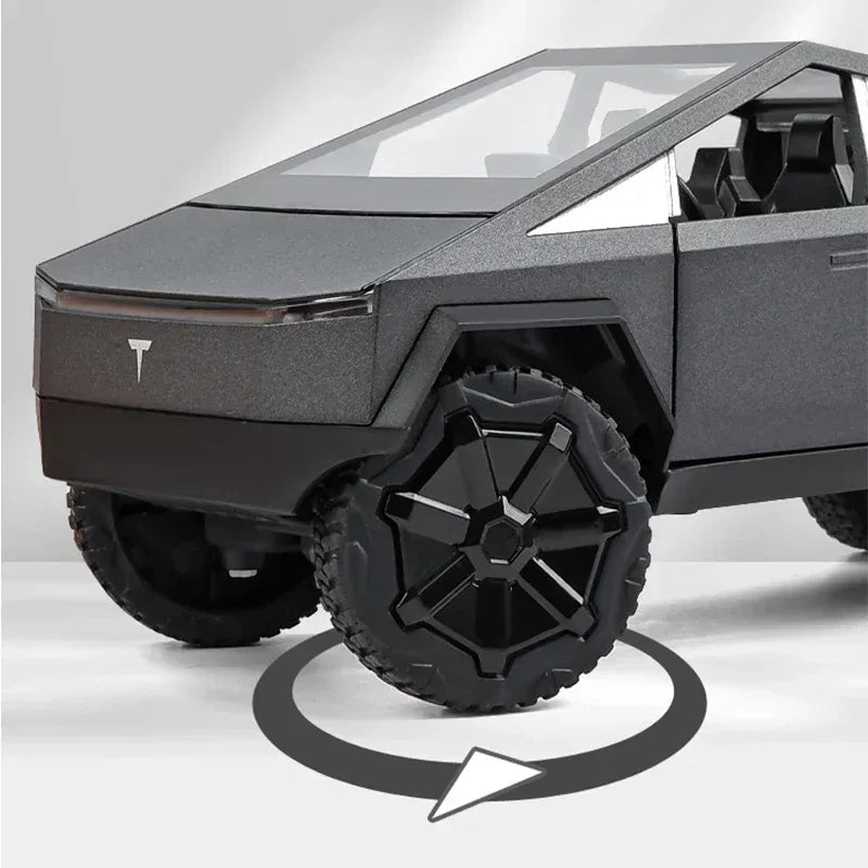 Diecast Alloy Cybertruck Model Car For Kids Gift Durable Metal - ToylandEU