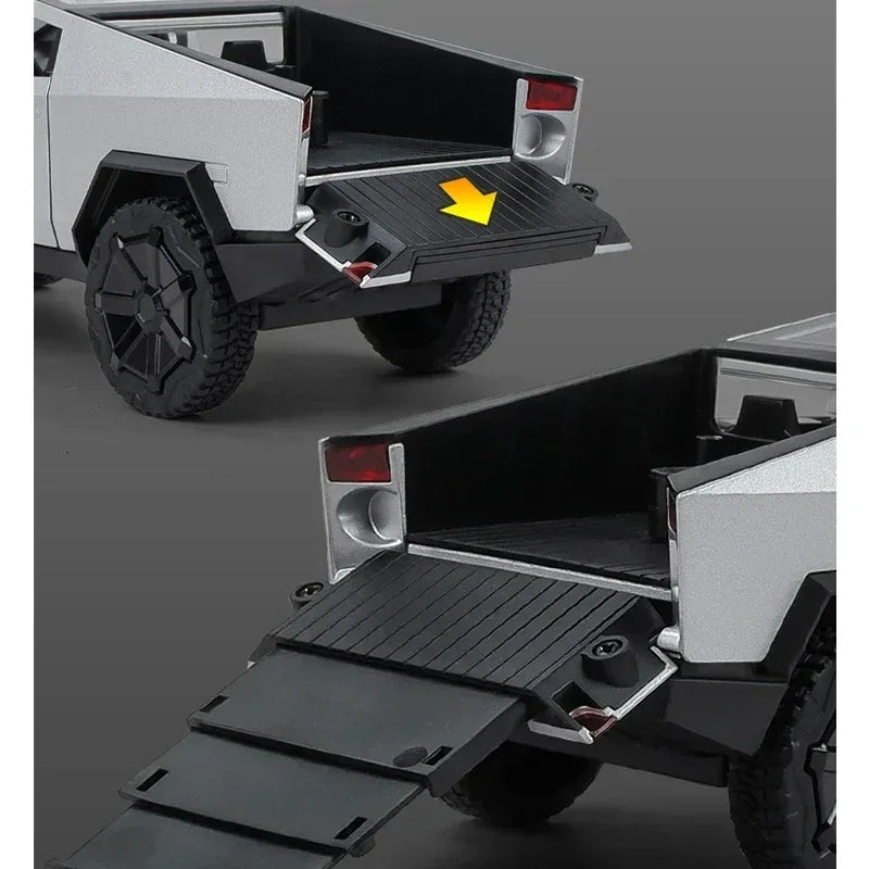 Diecast Alloy Cybertruck Model Car For Kids Gift Durable Metal - ToylandEU