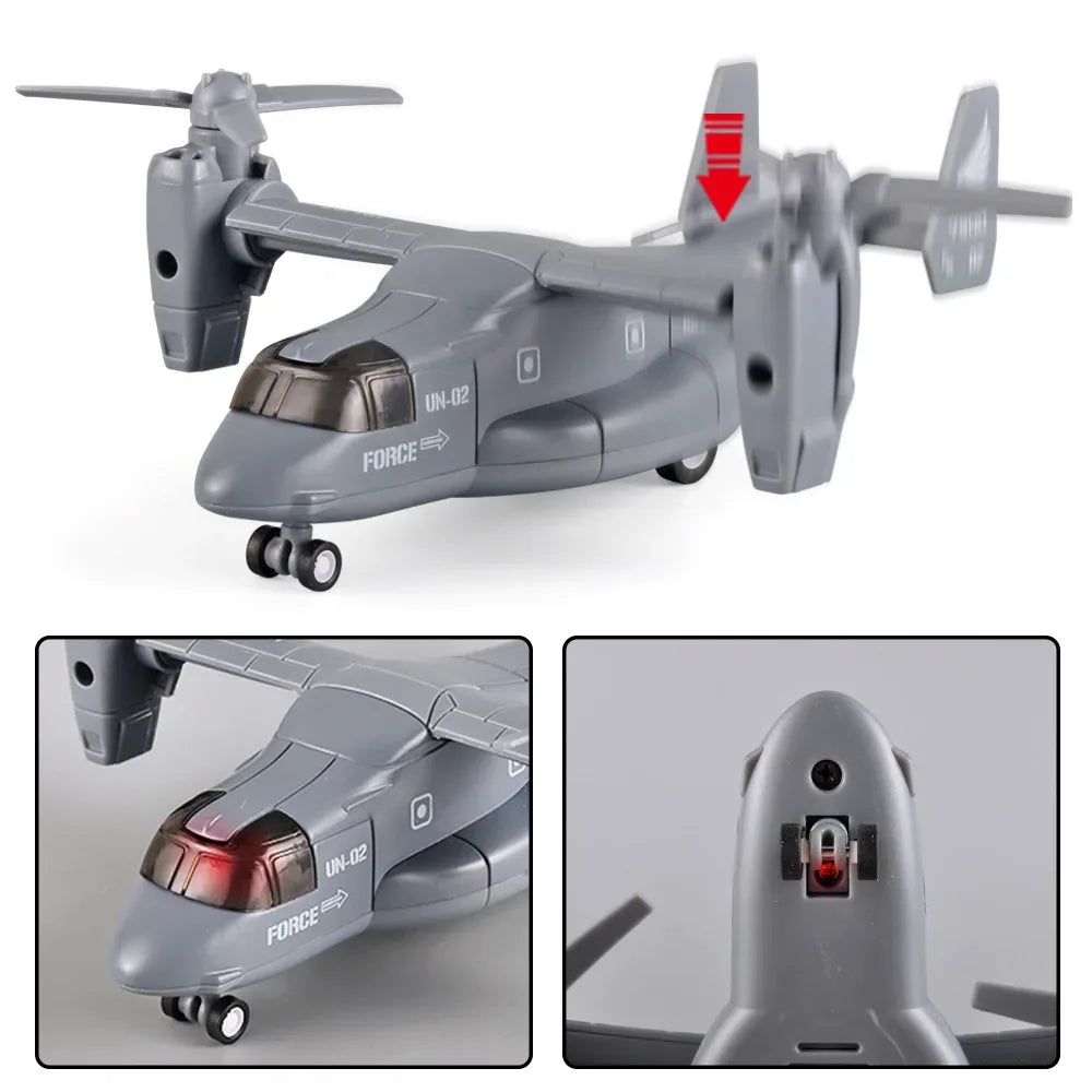 Diecast Alloy Osprey Transporter Fighter Aircraft for Collectors - ToylandEU