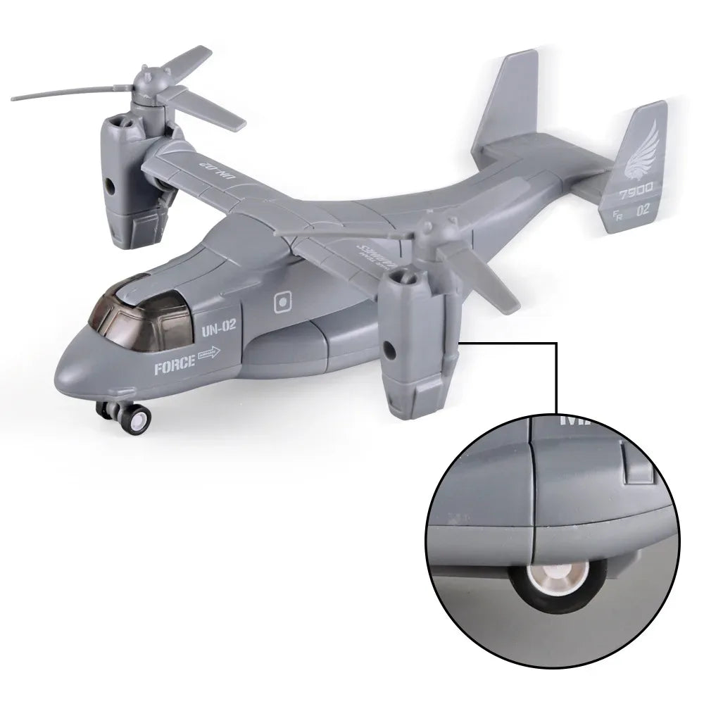 Diecast Alloy Osprey Transporter Fighter Aircraft for Collectors - ToylandEU