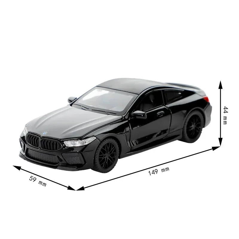 Diecast BMW M8 Car With Sound And Light Educational Toy For Kids - ToylandEU