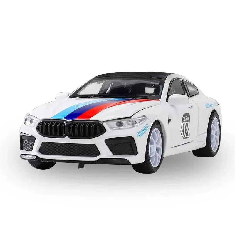 Diecast BMW M8 Car With Sound And Light Educational Toy For Kids - ToylandEU