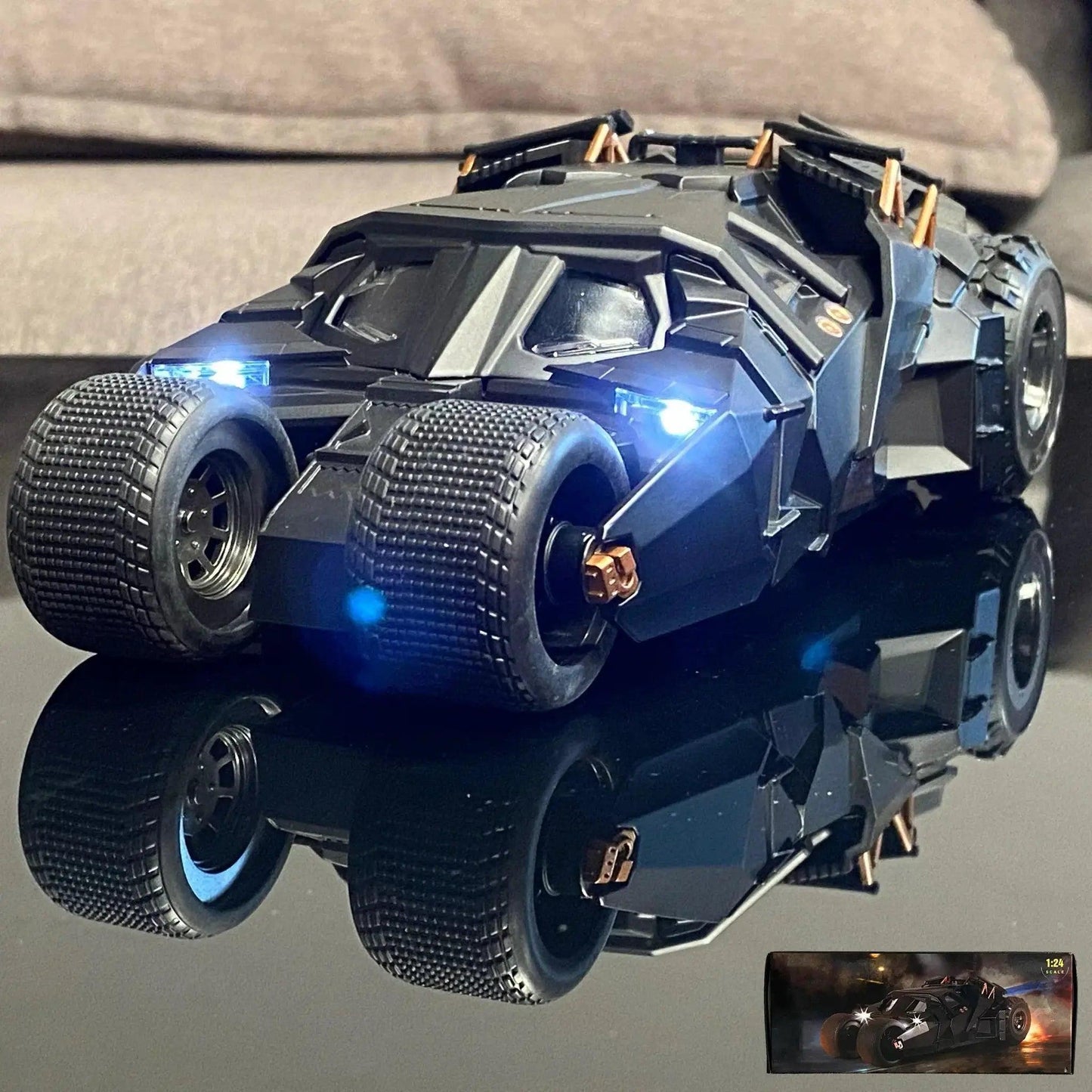  Diecast Batmobile Tumbler 1 24 Alloy Model Sound Light -  ToylandEU™