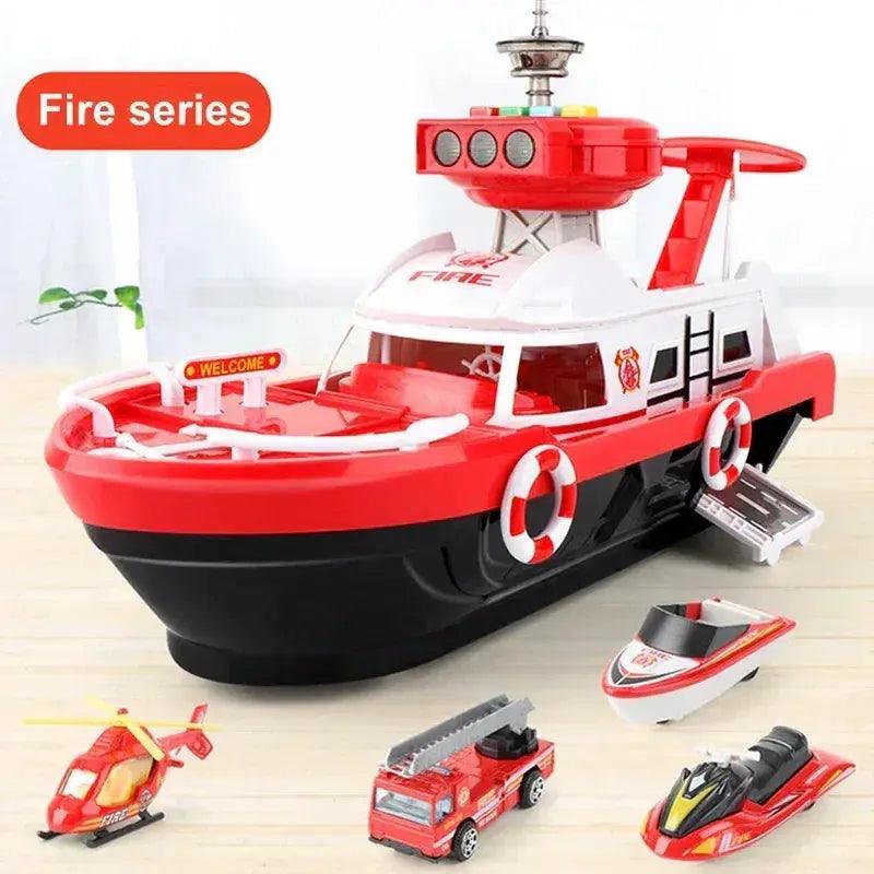  Diecast Boat Toy With Lights And Music For Kids Gift -  ToylandEU™