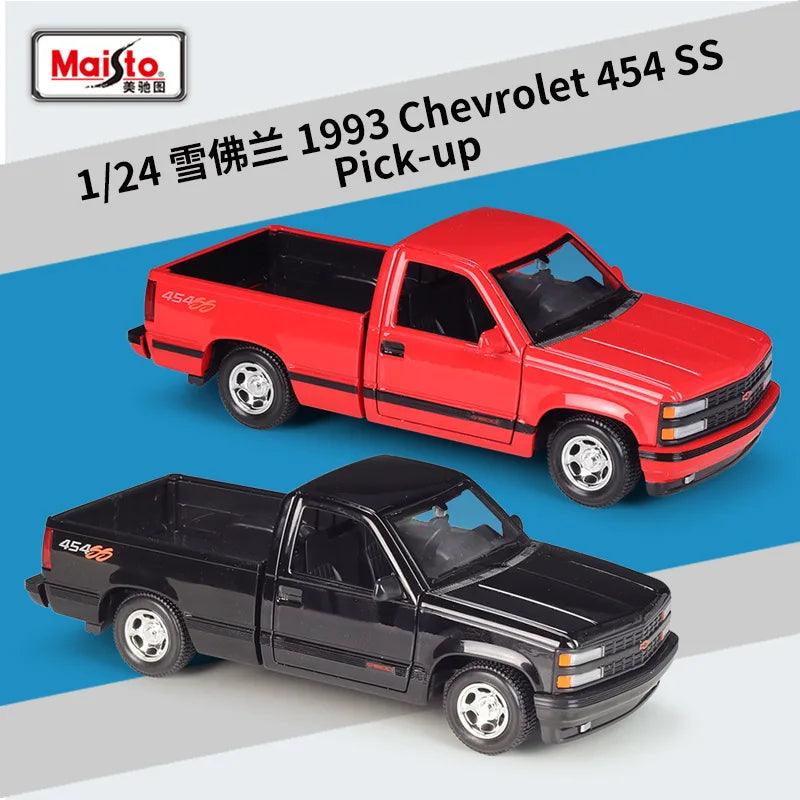  Diecast Car 1 24 Chevy 454SS 1993 Maisto Toylandeu 