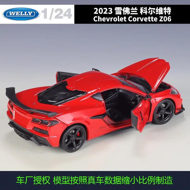  Diecast Car | 1:24 Chevy Corvette Z06 | Toylandeu™ 