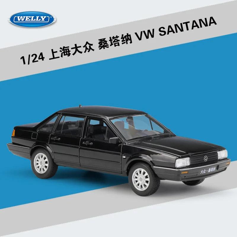  Diecast Car 1:24 Santana VW | Metal Body | Toylandeu™ 