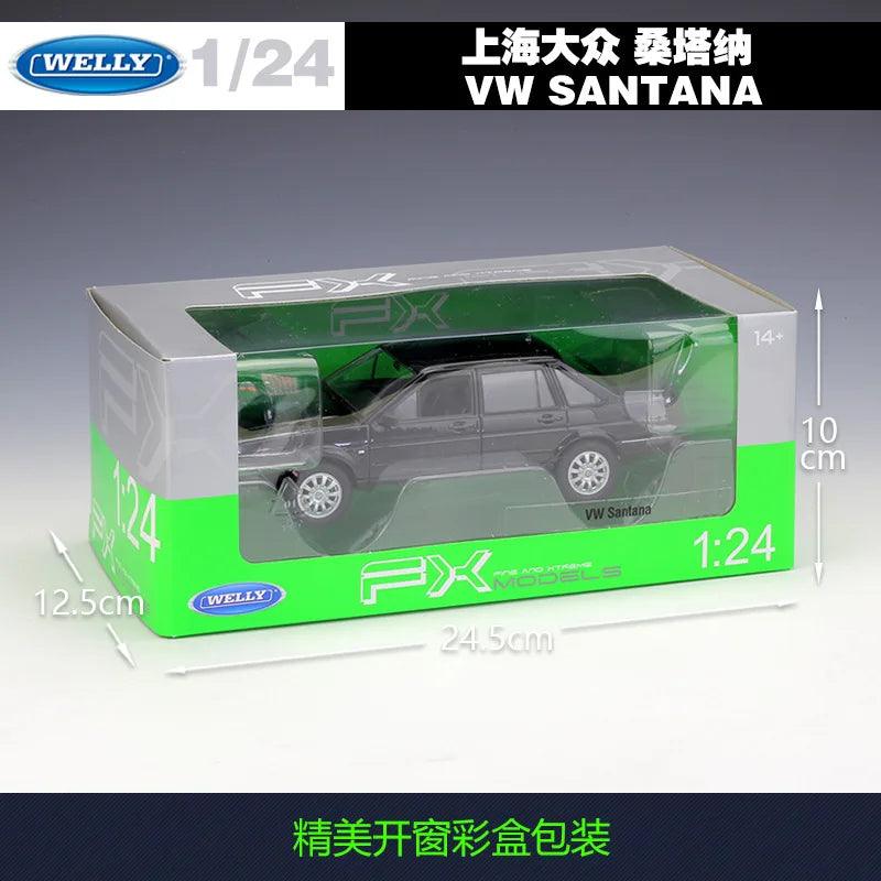  Diecast Car 1:24 Santana VW | Metal Body | Toylandeu™ 