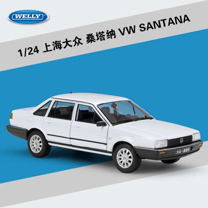 Diecast Car 1:24 Santana VW | Metal Body | Toylandeu™ 