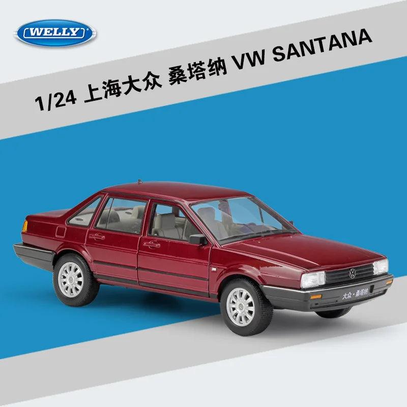  Diecast Car 1:24 Santana VW | Metal Body | Toylandeu™ 