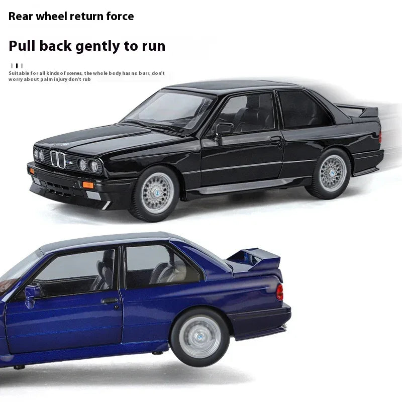 Diecast Car 1 24 Scale BMW M3 1988 Alloy Gift for Boyfriend - ToylandEU