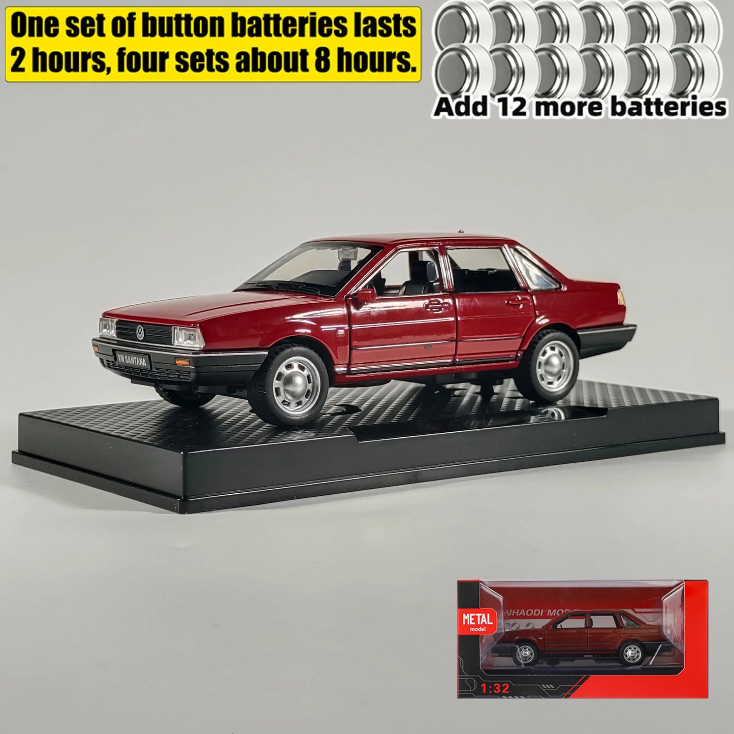 Diecast Car 1:32 Scale Pull Back With Sound And Light For Kids - ToylandEU