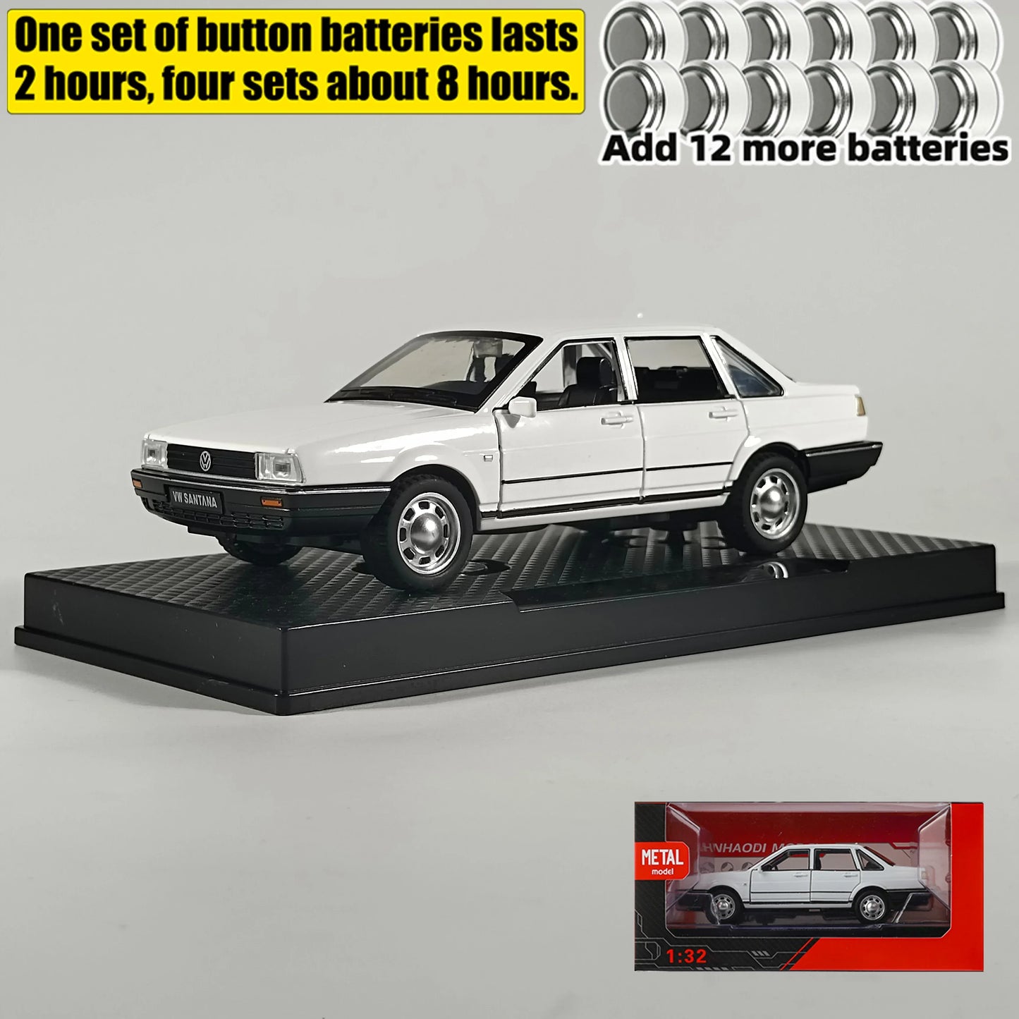 Diecast Car 1:32 Scale Pull Back With Sound And Light For Kids - ToylandEU