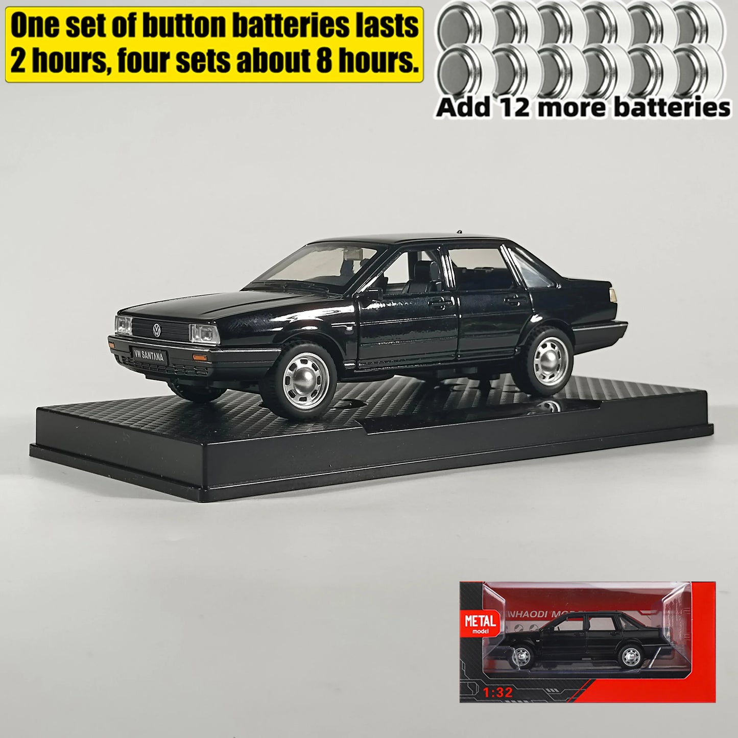 Diecast Car 1:32 Scale Pull Back With Sound And Light For Kids - ToylandEU