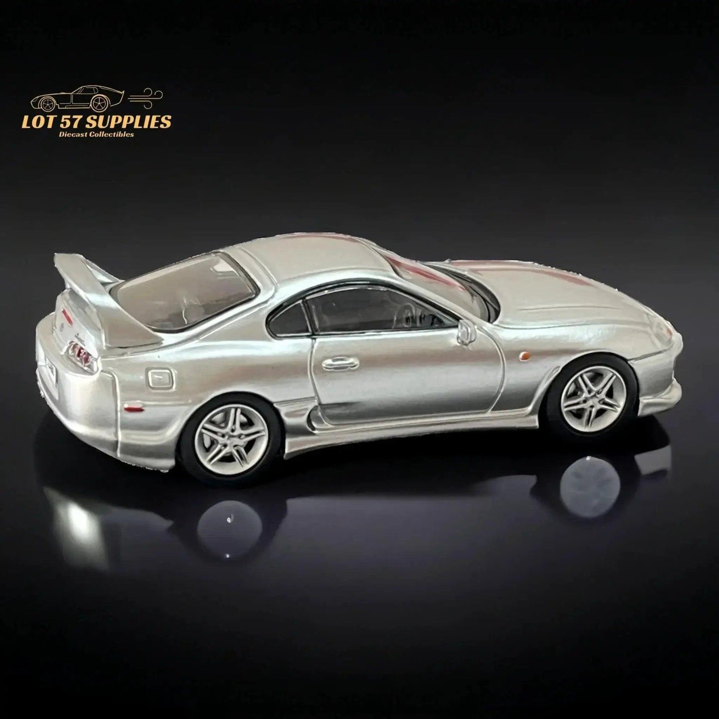  123 Hobby Toyota Supra JZA80Z Silver 1:64 -  ToylandEU™